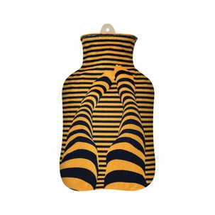 Guatero Thermicachile 1lt Medias Rayadas Amarillo Y Negro