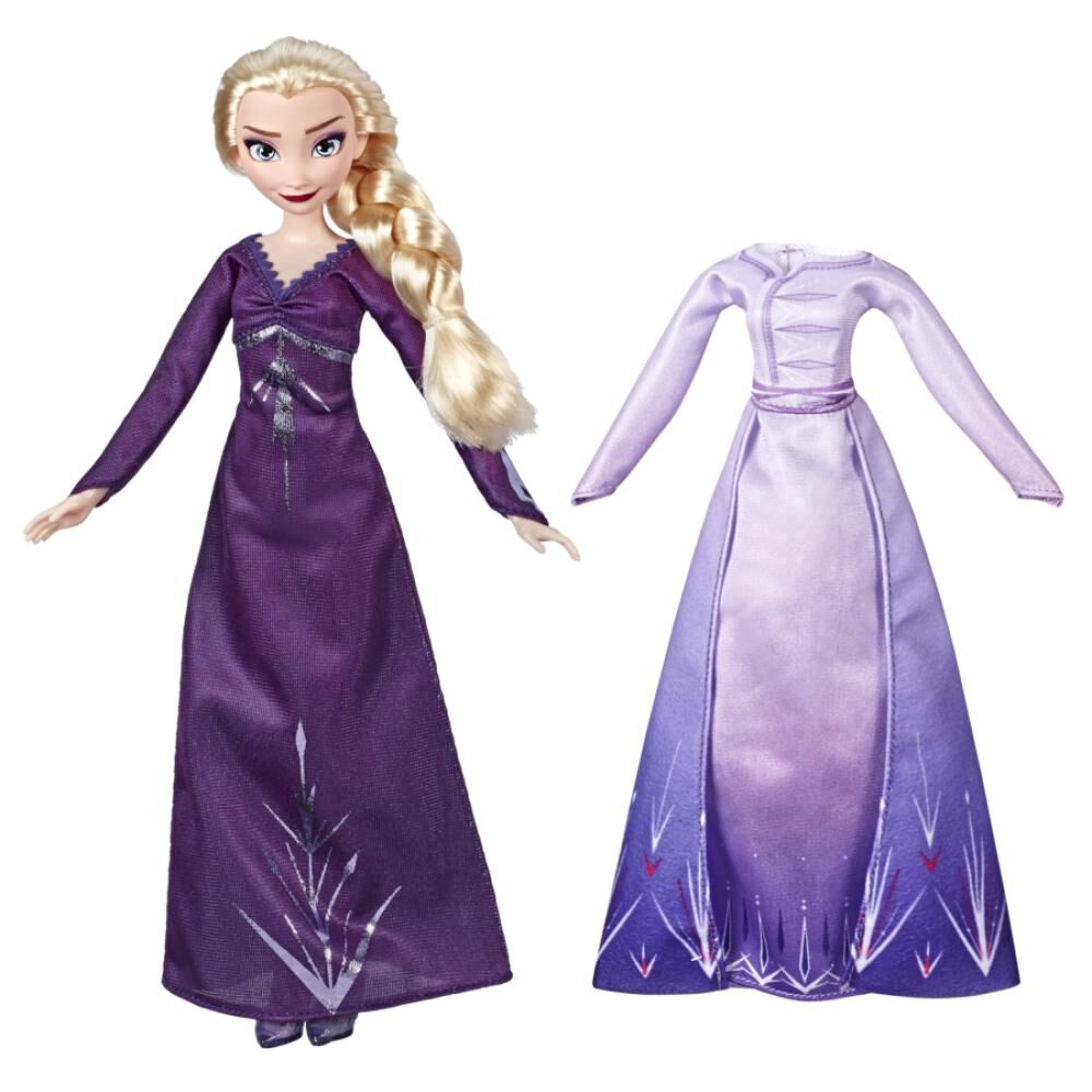 Muñeca Frozen Frozen 2 Vestidos Reales Elsa image number 3.0