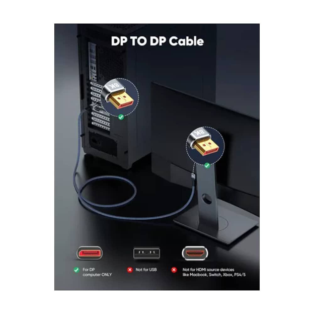 Cable Display Port 1.4 Macho (8k 60hz/4k 144hz) 3 Metros image number 3.0