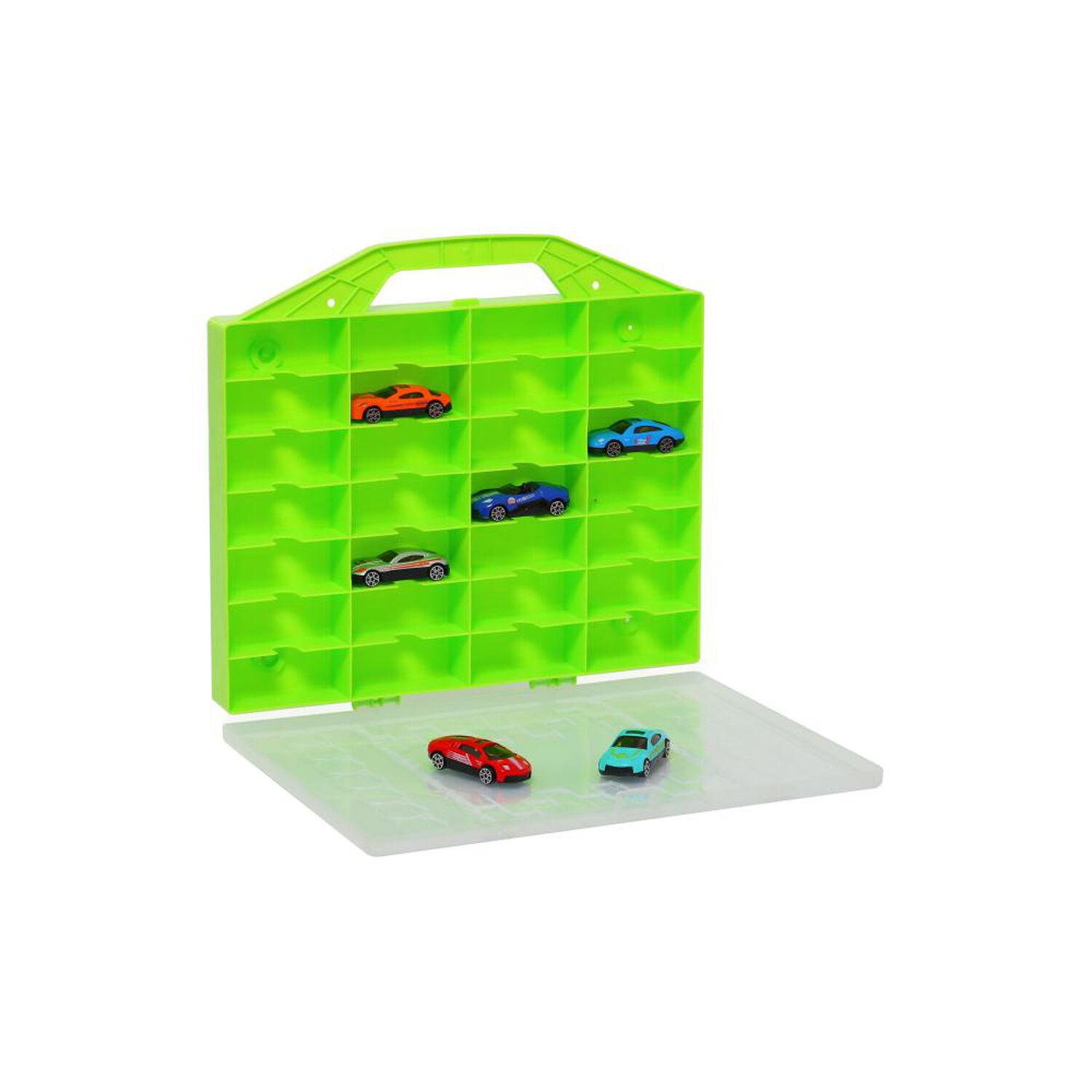 Caja Organizadora Con 6 Autos De Metal Happyline image number 3.0