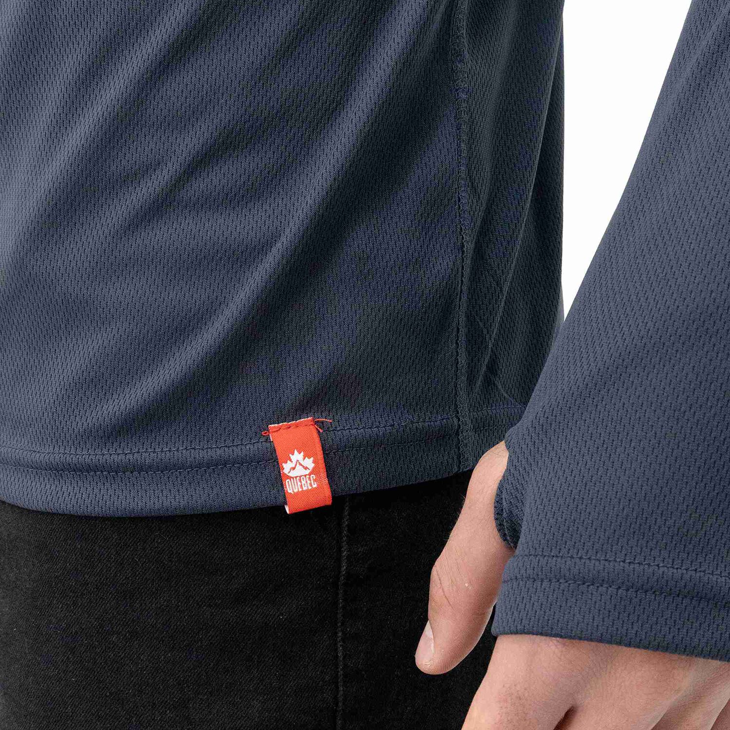 Polera Quebec Half-zip Iron Hombre image number 4.0