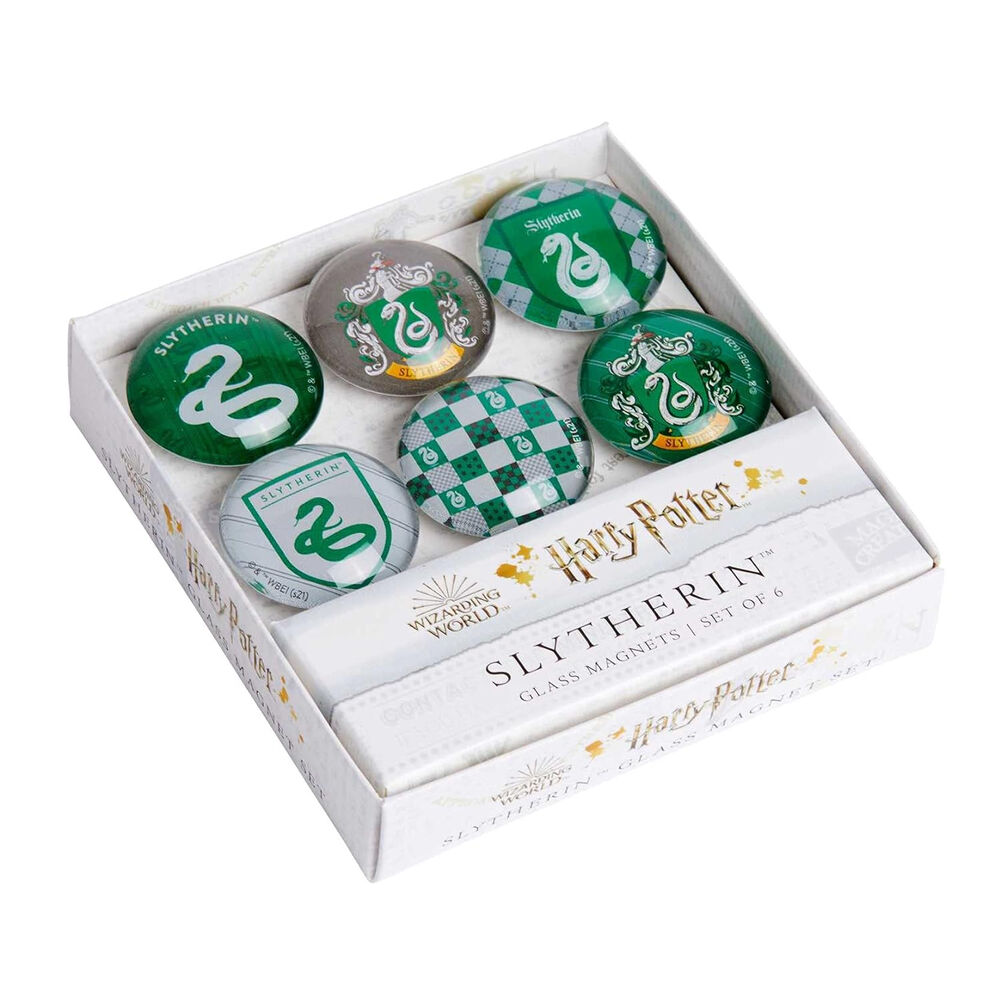 Harry Potter Imanes De Cristal Diseño Slytherin (6 Uds) image number 0.0