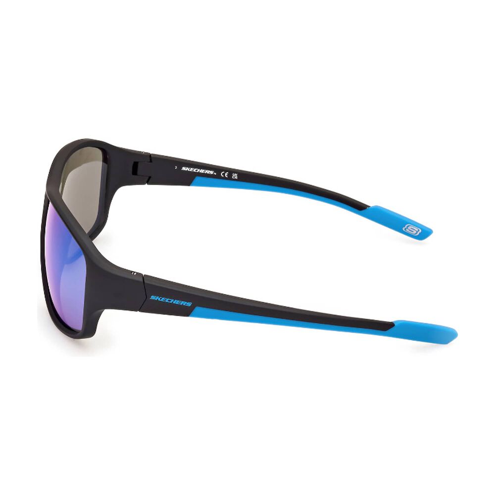 Lentes De Sol Negro Mate Espejados Skechers image number 2.0
