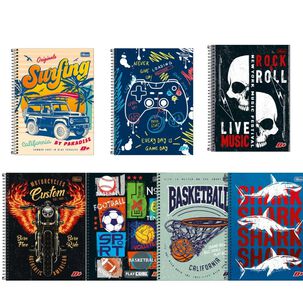 Cuaderno Universitario D+ Masculino 100h. Tilibra