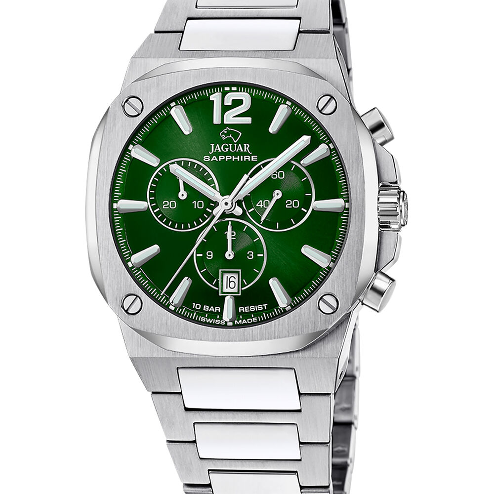 Reloj J1025/2 Jaguar Swiss Verde Hombre Rondcarre image number 0.0
