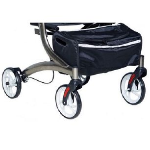 Andador 4 Ruedas Canasto Y Asiento Premium