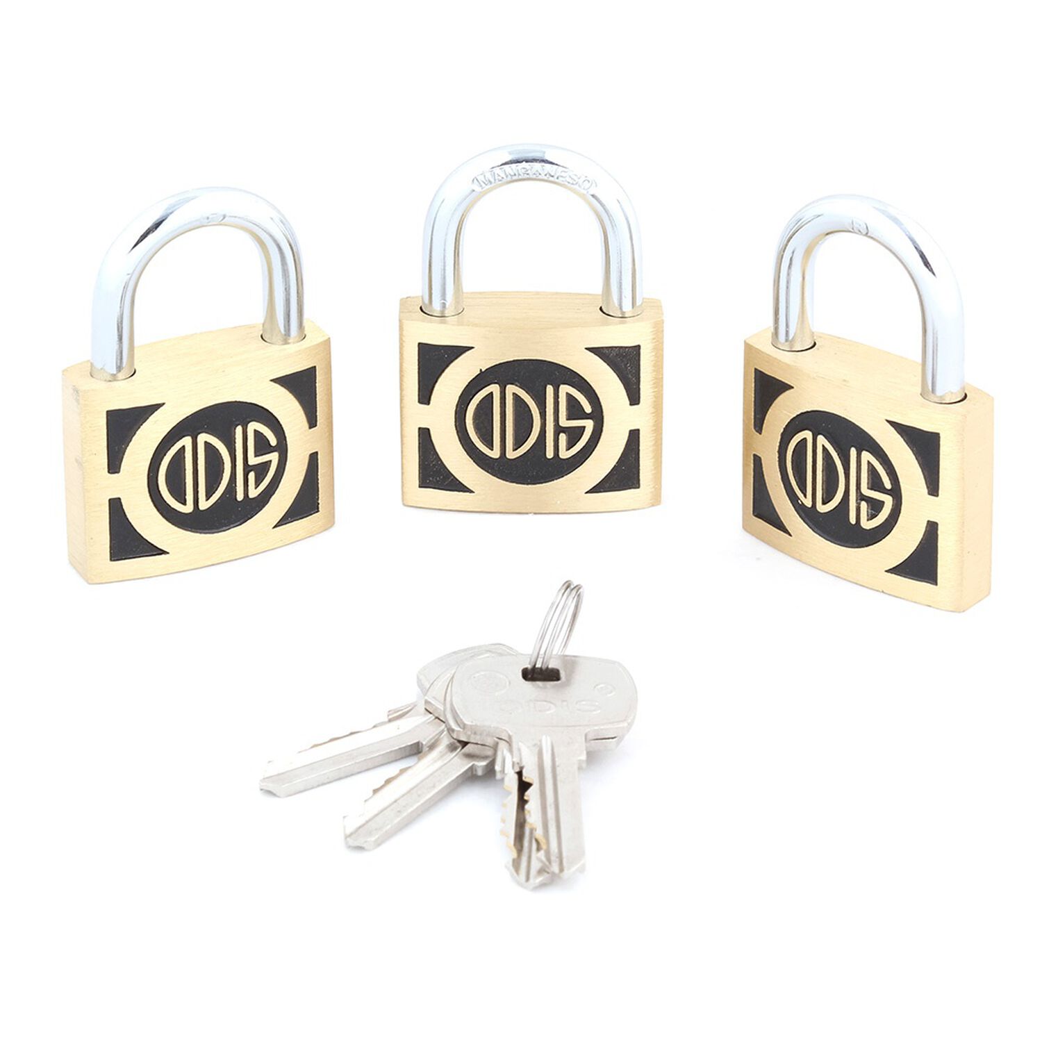Pack 3 Candados Odis 340 40mm - Llaves Iguales image number 3.0