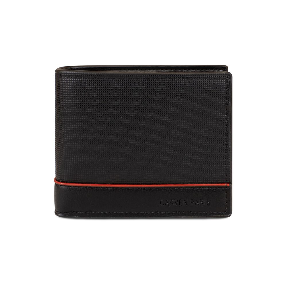 Billetera Hombre Gino Negra Con Monedero Carven Paris image number 2.0