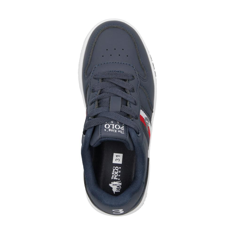 Zapatilla Infantil Niño The King's Polo Club Navy image number 4.0