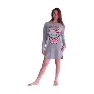 Camisola Algodón Estampada Manga Larga Mujer Hello Kitty