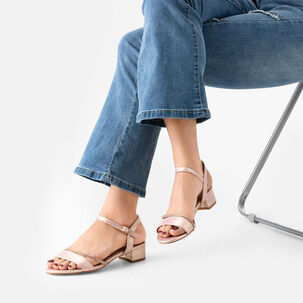 Sandalia Taco Champan Fiesta Mujer Weide You220