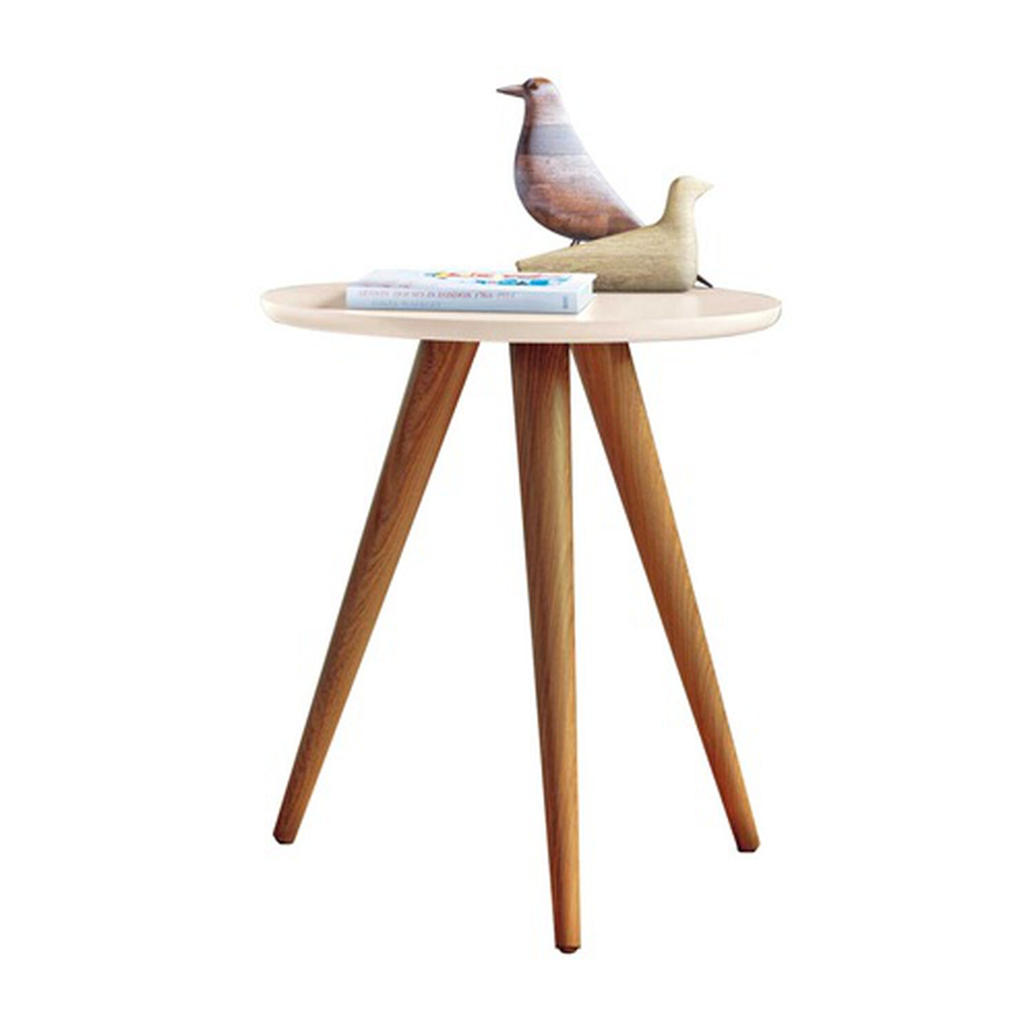 Mesa Lateral Alba Off White 44x44x50 Cm image number 3.0