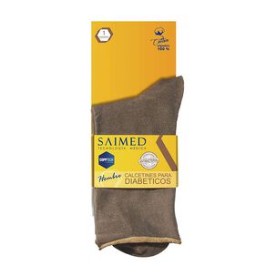 Calcet&iacute;n Algod&oacute;n Cobre Largo Hombre Apto Para Diabeticos