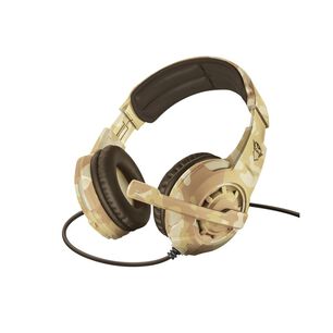 Audifono Gamer Trust Radius Gxt 310d Desert Multiplataformas 22208