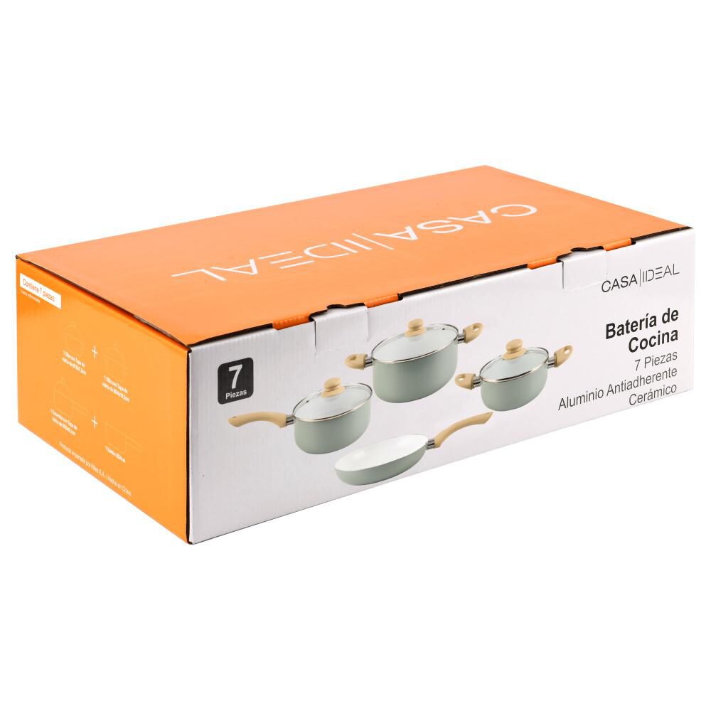 Batería De Cocina Casaideal Hjca707cs1 / 7 Piezas image number 5.0