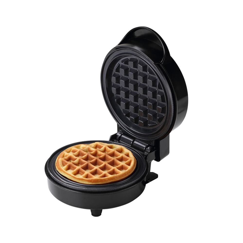 Maquina Mini Waffle Individual 600w Negro Bmw079 Blanik image number 2.0
