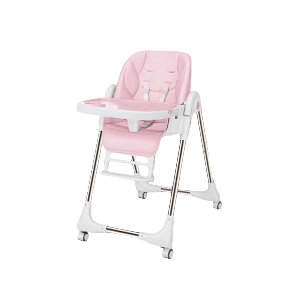 Silla De Comer Multiposiciones Plegable Rosada Lubabycas image number 7.0