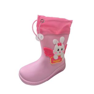 Bota De Agua Lluvia Rosado Ni&ntilde;a
