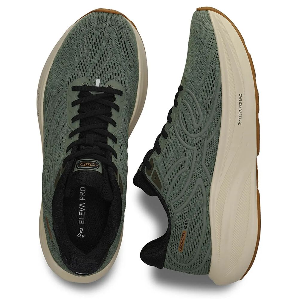 Zapatilla Running Hombre Corre Max Verde image number 2.0