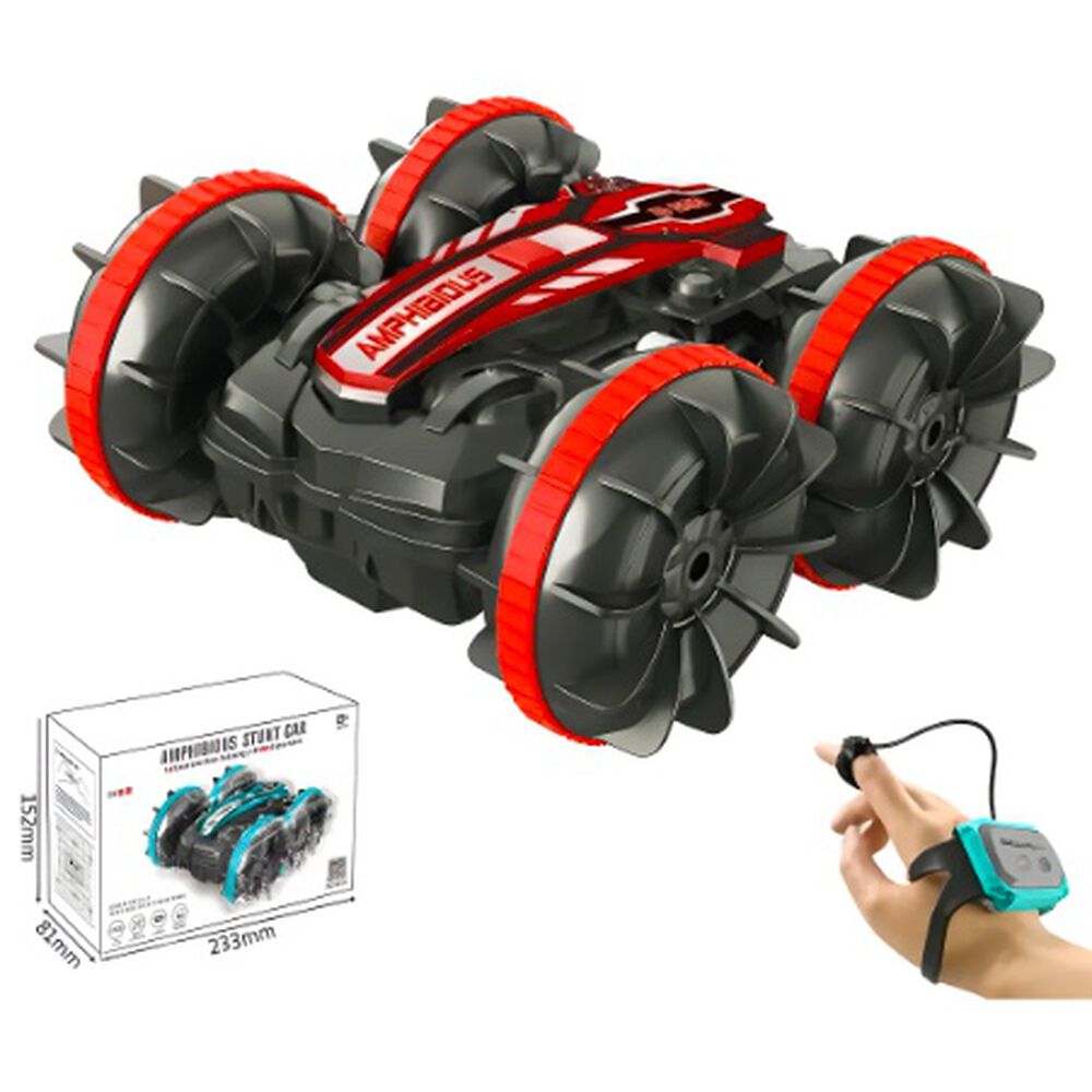 Carrito Control Remoto Anfibio Stunt Recargable 360 Grados image number 0.0