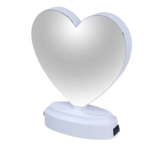 Lampara Mesa Led Tunel Infinito Luz Neon Forma Coraz&oacute;n Usb