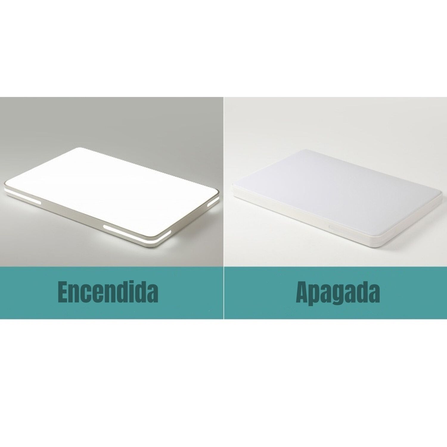 L&aacute;mpara De Techo Led 90x60cm 96w By Lubabycas image number 6.0