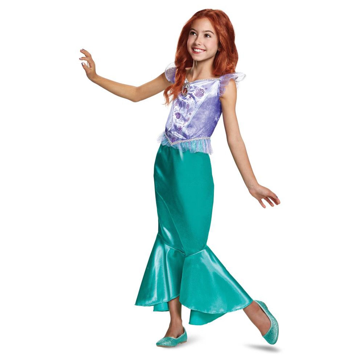 Disfraz Princesas Disney Ariel 4-8 a&ntilde;os image number 0.0