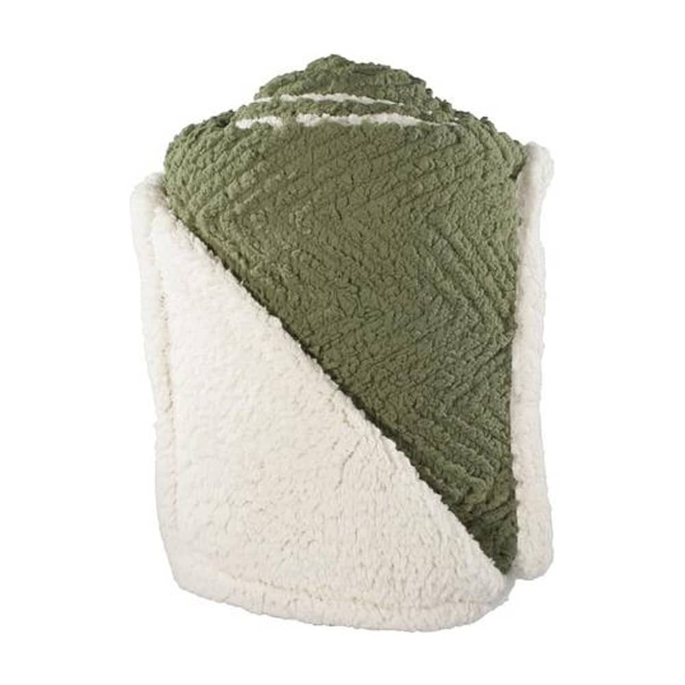 Frazada Andes Chiporro Espiga Verde 2 Plaza image number 1.0