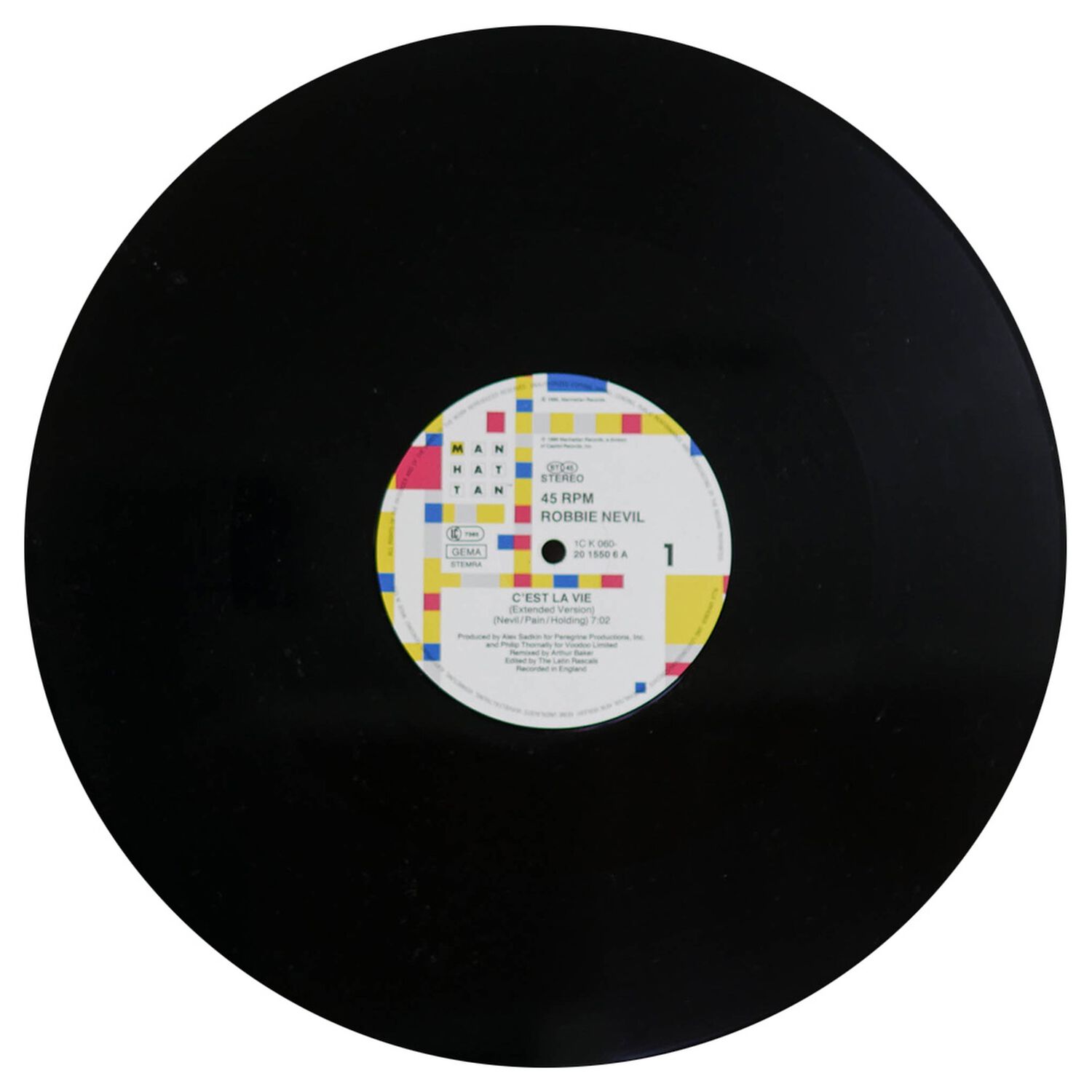 Robbie Nevil - Ces't La Vie | 12" Maxi Single Usado image number 2.0