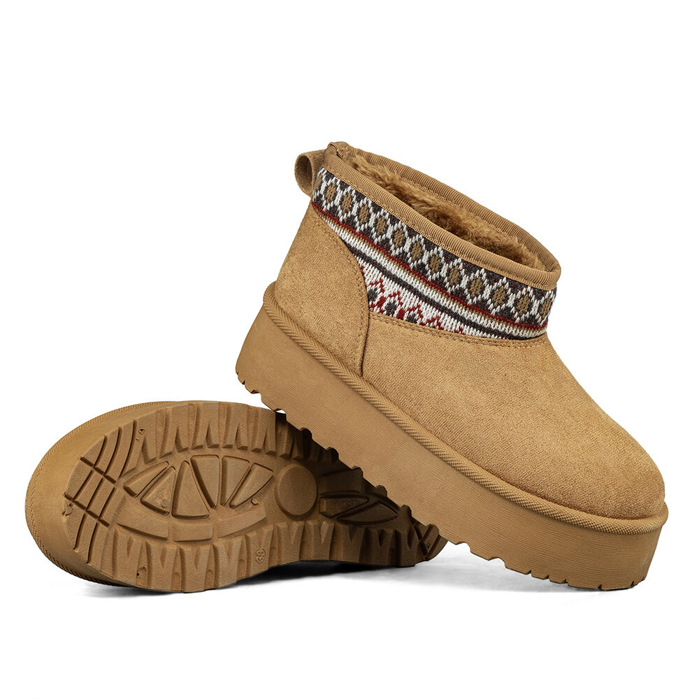 Botin Térmico Casual Mujer Gamuza Antideslizante Weide Sl25 image number 5.0