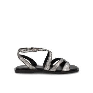 Sandalia Mujer Bata Taylor Plateado