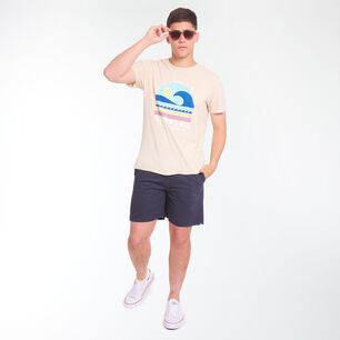Polera Estampada Manga Corta Cuello Redondo Hombre Ocean Pacific