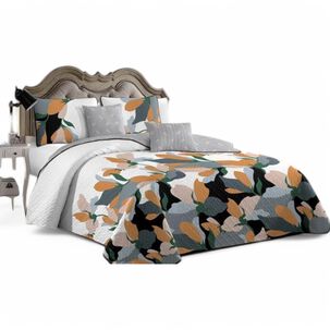 Cubrecama De Verano 2 Plazas Quilt + 2 Fundas De Almohada Cobertor Delgado Qvr2-43