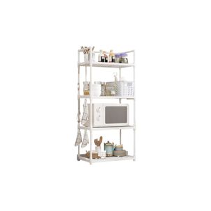 Estante De Cocina Organizador 4 Niveles Multiuso Hogar Blanco