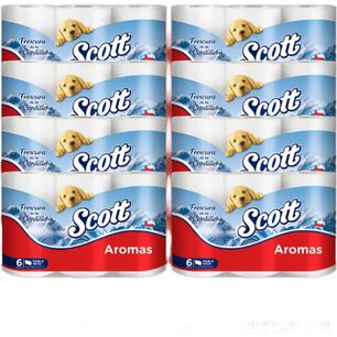 Papel Higi&eacute;nico Scott Aromas 48 Unidades Doble Hoja 21,1 Mts