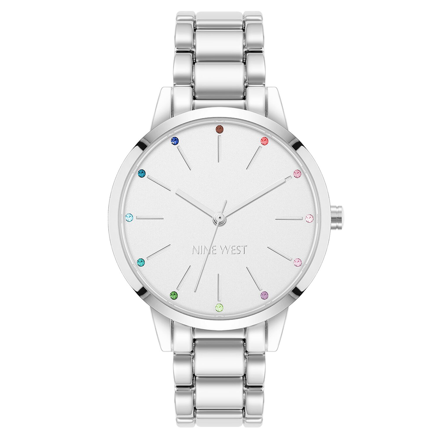 Reloj Nine West Nw/2099mtsv Plateado image number 0.0