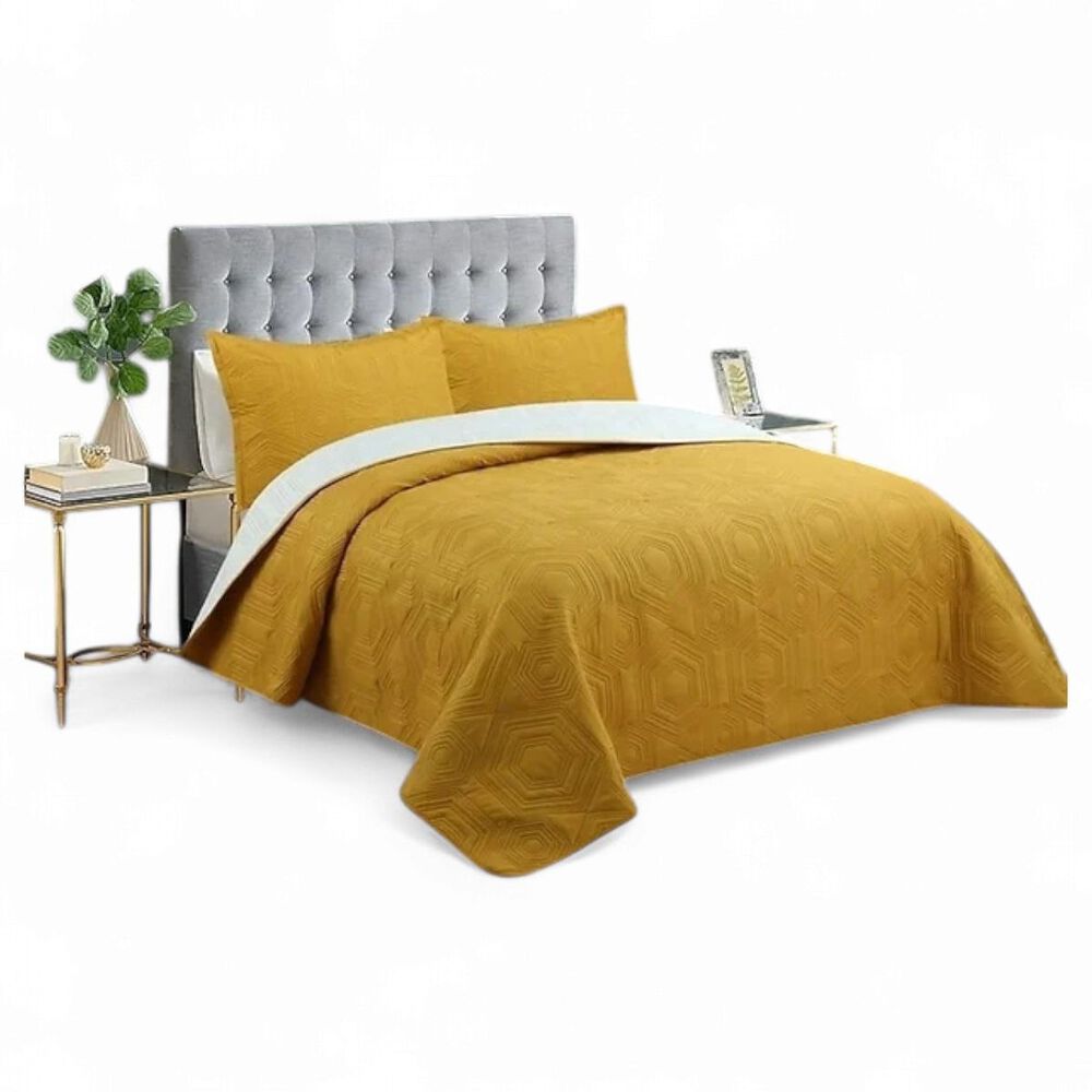 Colcha Para Cama De 2 Plazas Cobertor 230cm X 250cm Quilt De Verano Cubrecama Estampados image number 0.0