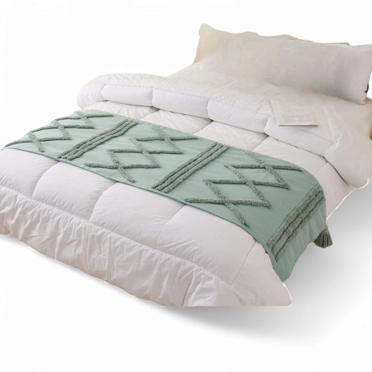 Piecera Boho Para King O Dos Plazas Pie De Cama Medida 210cm X 70cm Pb1-9 image number 0.0