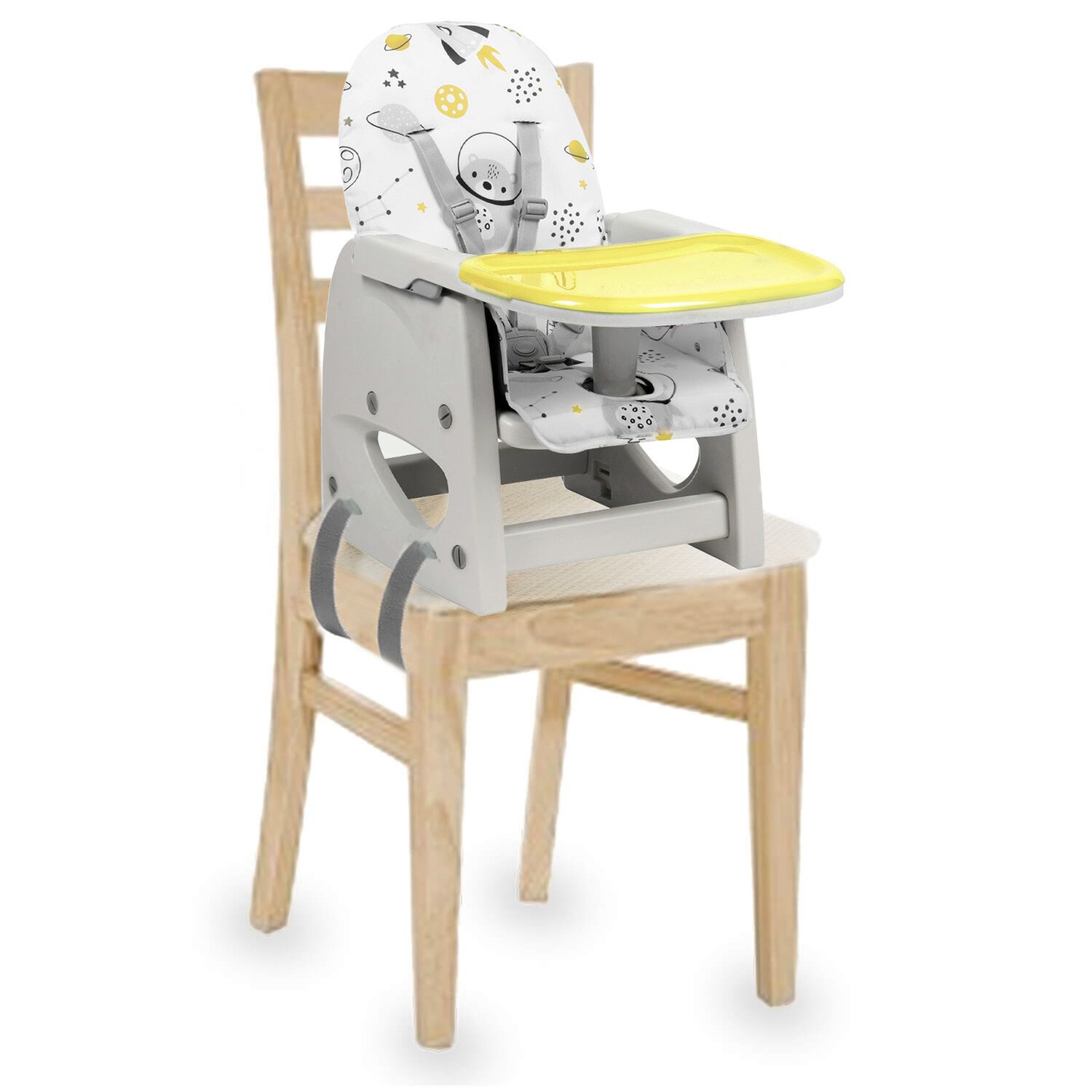 Silla De Comer Escritorio Foodzy 4-in-1 Yellow image number 1.0