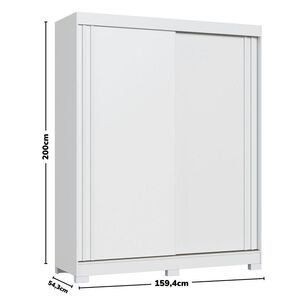 Cl&oacute;set Vekkahome Ruda / 2 Puertas / 2 Cajones
