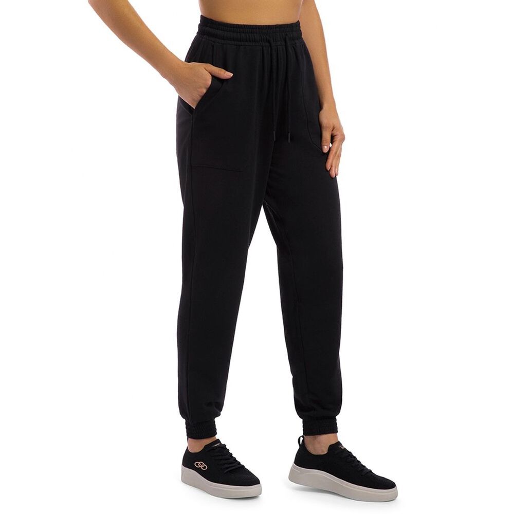 Buzo Jogging Comfy Negro Mujer image number 1.0