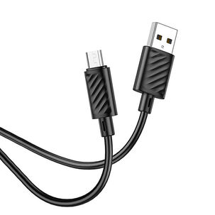 Cable Hoco X88 Gratified Usb A Microusb 1m 2.4a Negro