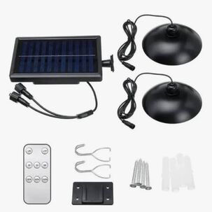 Lampara Solar Led Colgante Plafon + Control