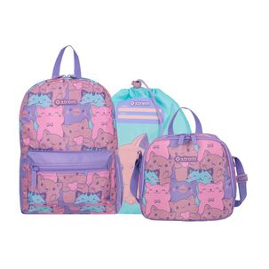 Minipack 6xt Mochila Ni&ntilde;a Xtrem Gatos Lila
