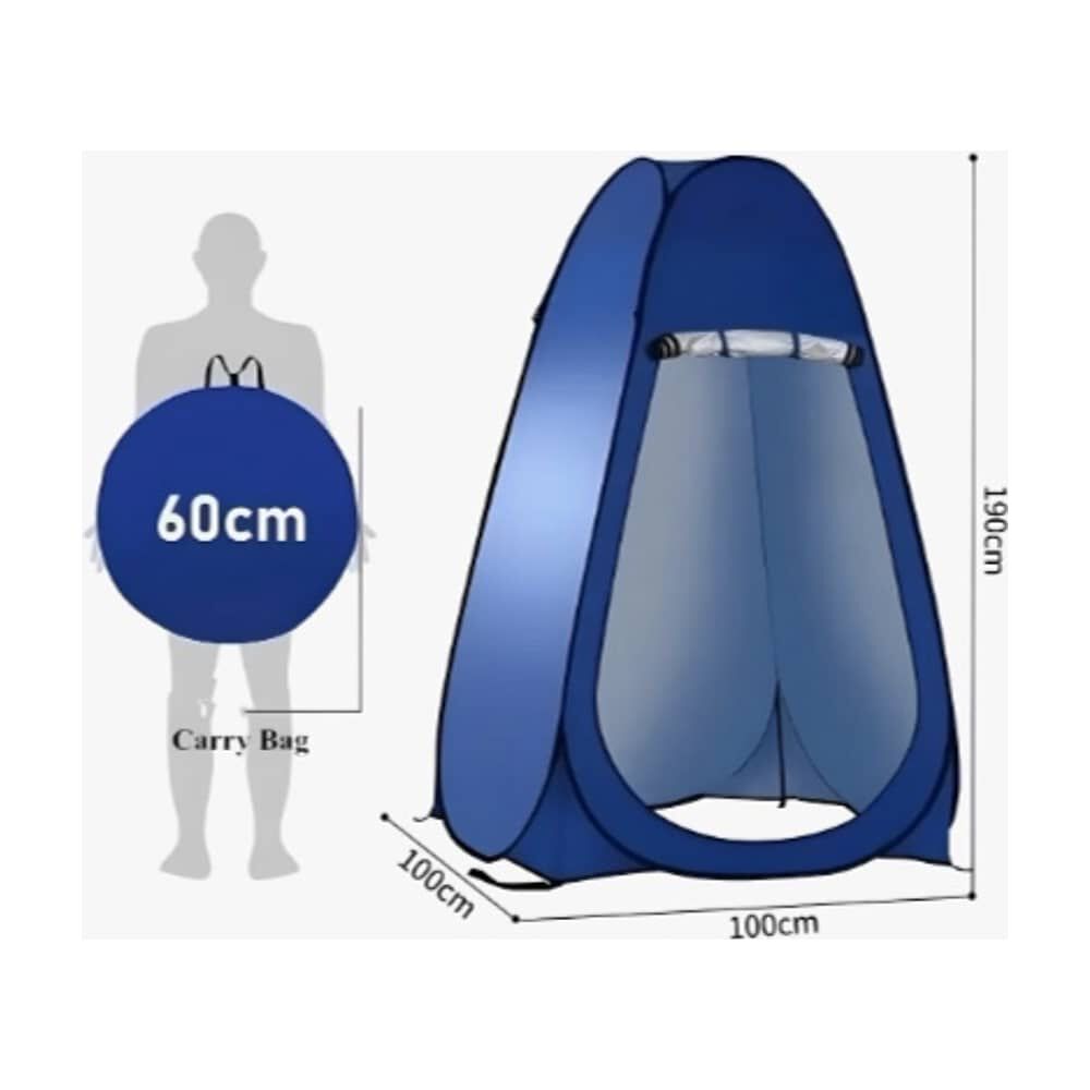 Carpa 1 Persona / Ba&ntilde;o Para Camping Azul image number 3.0