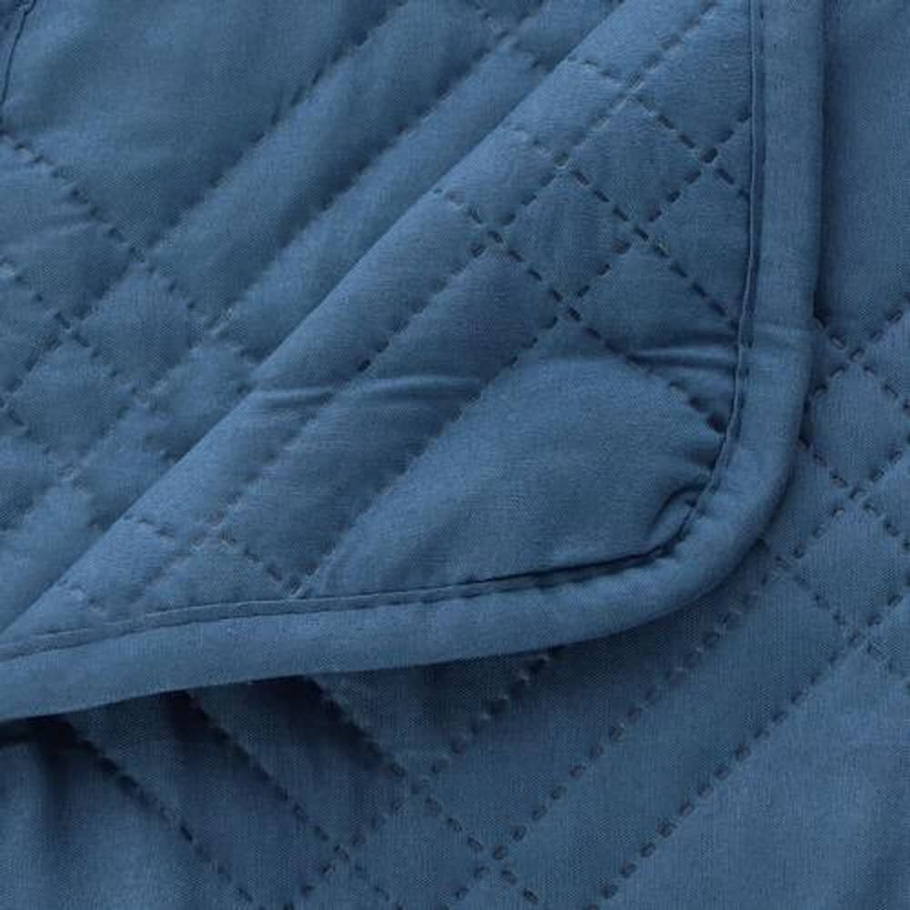 Quilt Andes Liso Azul King image number 3.0