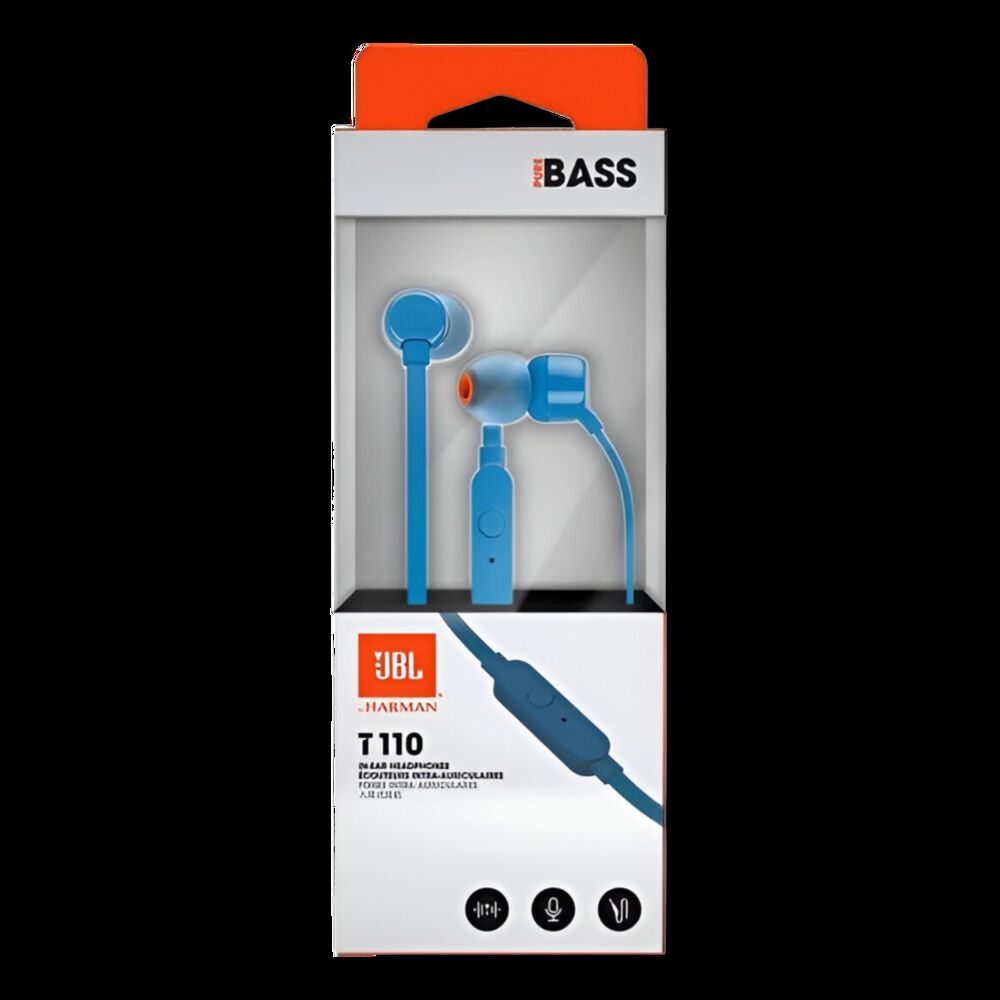 Audífonos Jbl T110 Azul Con Manos Libre Tecnología Hi Bass image number 5.0