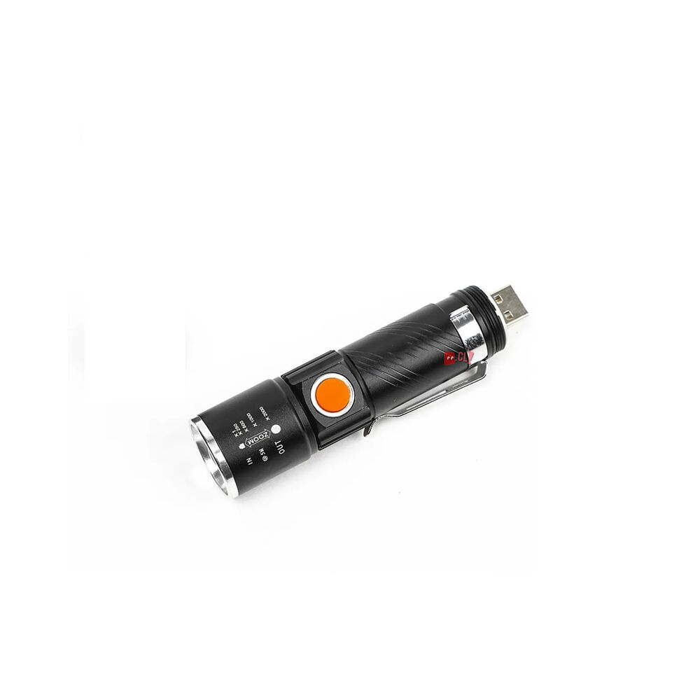 Linterna Led Cree 3000 L&uacute;menes De Bolsillo Recargable - Ps image number 1.0
