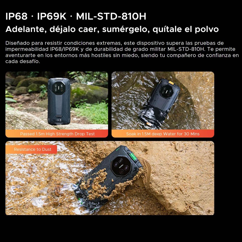 Doogee Fire 3 Pro: Compacto Rugged Todo Terreno Resistente image number 3.0