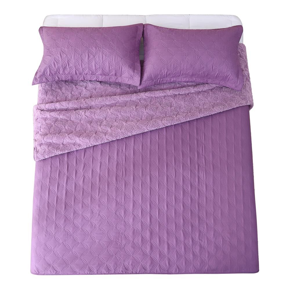 Cubrecama Sherpa Belle Noite Ultrasonic / King image number 1.0